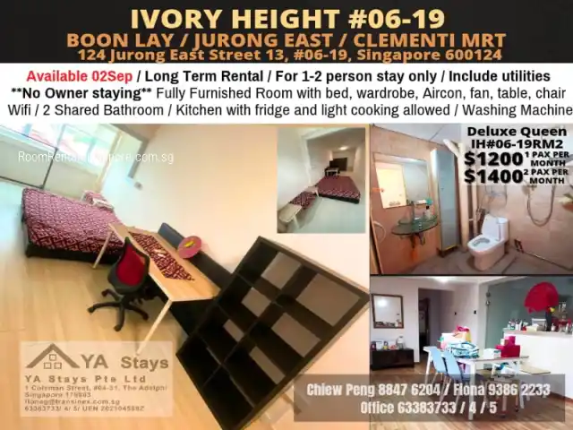 Room for Rent in Jurong East